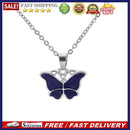 Colorful Butterfly Necklace Women Alloy Holiday Street Clavicle Chain Penda
