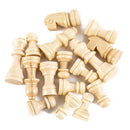 3 in 1 Chess Checkers Backgammon Set, Wooden Chess Pieces Board Game (3)