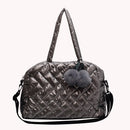 Autumn Winter Handbags Casual Women Tote Pompom Pendant Lady Handbag for Shopper