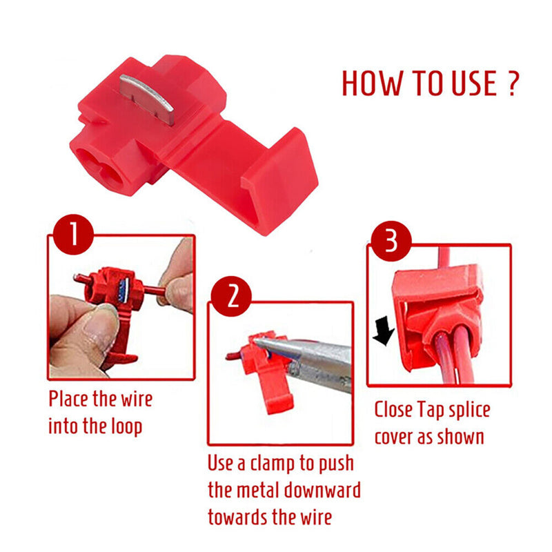 1 Pair Waterproof Anti-Flashing Decoder Turn Signal Lamp 8ohm 50W Load Resistor