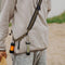 2pcPolyester Camping Shoulder Strap Multiple Metal Hanging Loop DesignKhaki