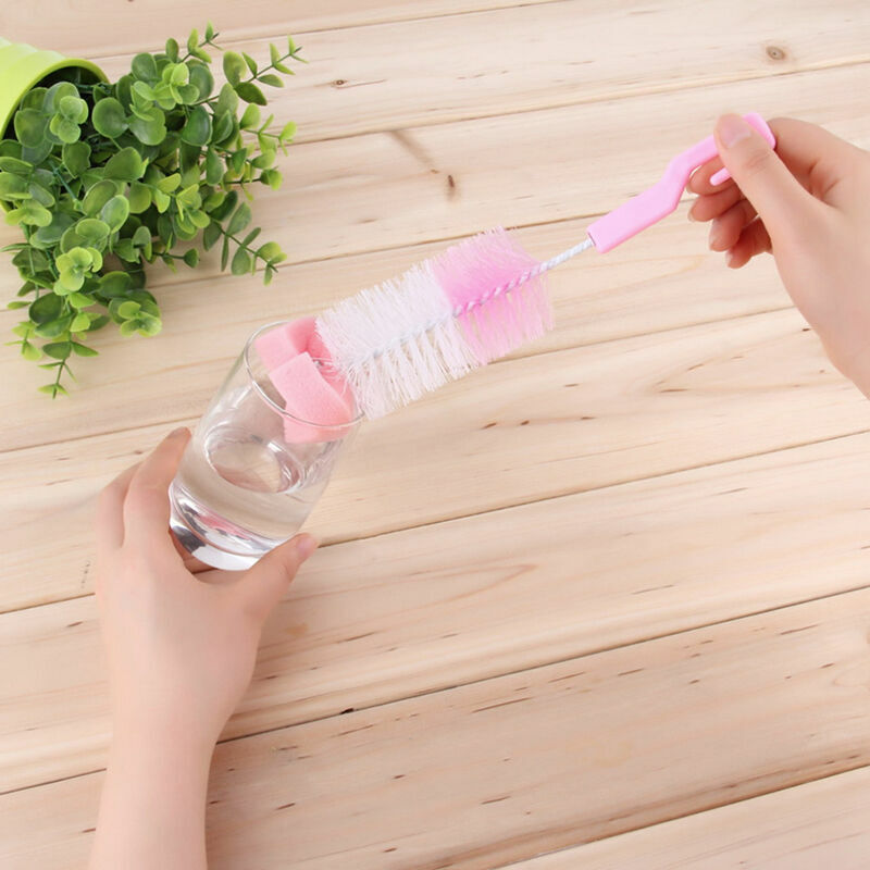 Baby milk bottle nipple teapot nozzle spout tube nylon cleaning brush clean X1F8