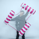 #A PVC Inflatable Water Hammock Pool Lounger Chair Floating Water Sports Party T