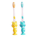 4pcs Baby Kids Training Soft-bristled Toothbrushes for Teeth Clean (Bear)