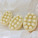 4 Grids Silicone Soap Mold Soap Form for Massage Therapy Soap Bar (Grey) Newly