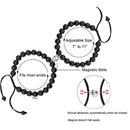 Matching Distance Black Bracelet Men Women Girlfriend Lovers Boyfriend Beads