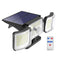Portable Led Solar Light Remote Control Retro Solar Lights for Home Garden