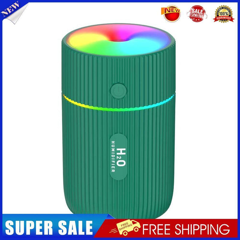 Portable Colorful Mini USB Car Humidifier Mist Maker Air Purifier (Green)