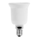 White E12, E27 Base LED Light Lamp Adapter Converter Screw Socket Lamp La