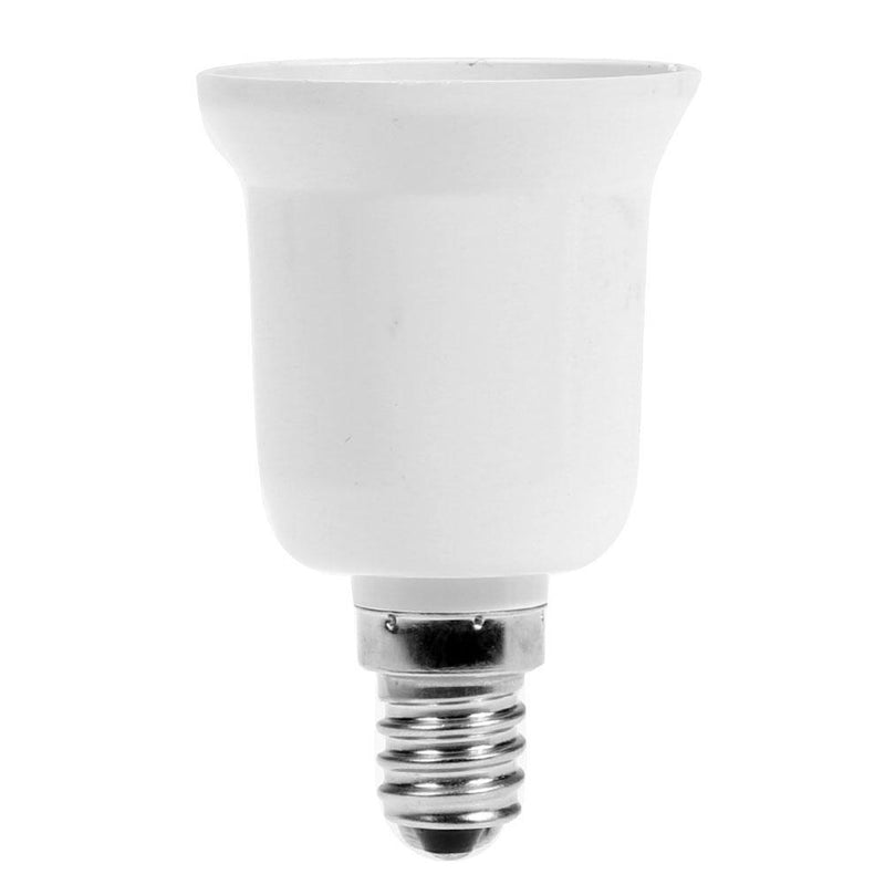 White E12, E27 Base LED Light Lamp Adapter Converter Screw Socket Lamp La