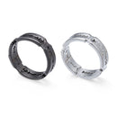 Gothic Mens Rings Stainless Steel Rock Punk Lover Couple Bladed Ring Promise