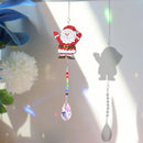 Crystal Diamond Angel Tears Catching Light Hanging Wind Chimes Decor (G)