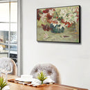 Lily Flower Oil Canvas Picture DIY Paint By Numbers Kit Hand Painted Home Decor