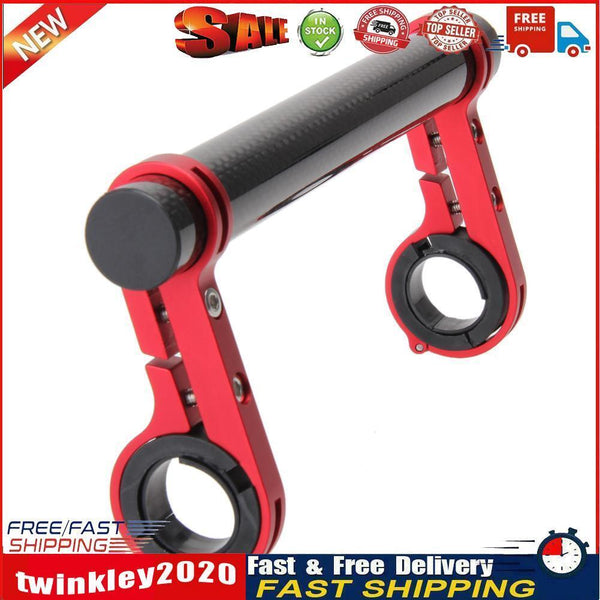 Double Mountain Bike Handlebar Extender Watch Bracket Holder (Red) Newly