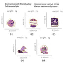 Pin Clothes Magic Hat DIY Decoration Cartoon Brooch Witch Enamel Pin Badge