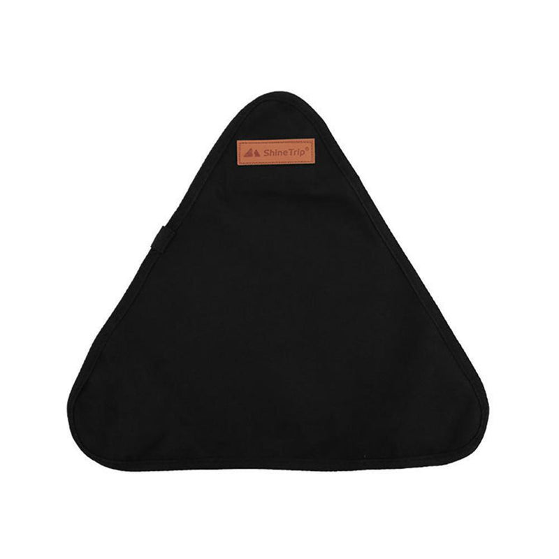 Outdoor Camping Triangle Stool Cloth Fishing Chair Picnic Equipment (Black)