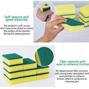 2pcs Dishwashing Sponge Scoring Pad Household Kitchen Cleaning Brush Sponges