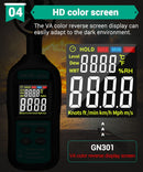 Speed Meter Digital Anemometer Temperature Tester Professional Smart Tester