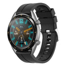 Sports Silicone Watch Band for Huawei Watch GT/GT Active 46mm (Black) Newly