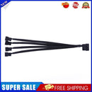 4pin IDE Molex to 4-Port 3Pin/4Pin Cooler Cooling Fan Splitter Power Cable