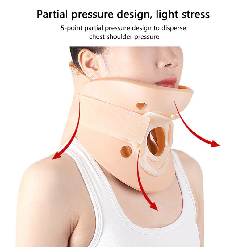 Breathable Neck Brace Cervical Traction Spine Protector Neck Support Pain Relief