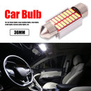 Festoon Base LED Car Bulb 31mm 36mm 6000K 4014 SMD Canbus Reading Dome Lamp Bulb
