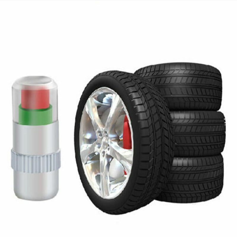 Visiable Warning Sensor Indicator Air Pressure Valve Stem Caps Tire Gauge