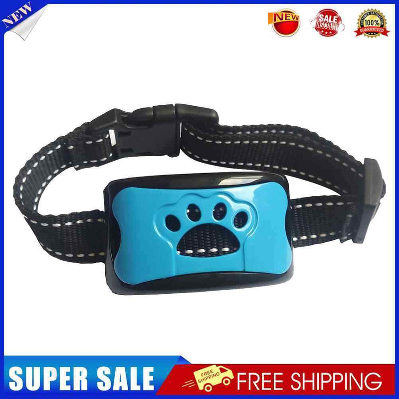 #A 7 Sensitivities Pet Bark Stopper Collar Dogs Training Stop Barking Equipment