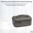 USB Heating Lunch Box Insulation Bag Food Container for Outdoor Picnic Offi