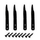 4 wall hooks with screws For Concrete Posts Wooden K7X5 Panels P2R6