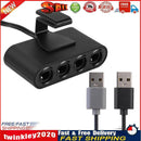 4 Ports GC Controllers USB Adapter Fit for Nintend Switch Wiiu/PC Console Newly