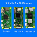 Case for Raspberry Pi Zero/Zero W/Zero 2W (V2-Black Shell-Black Pin Header)