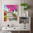 Yard Corner Oil Paint By Numbers Kit DIY Drawing Picture for Adults Home Decor
