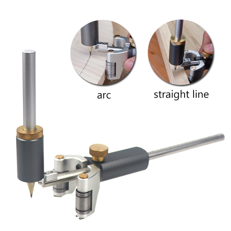 Multi-function Parallel Circle Line Marking Gauge Carpenter Woodworking Scriber