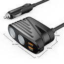 Car Cigarette Lighter Phone Charger 3 Port USB Charging Car Charger Socket