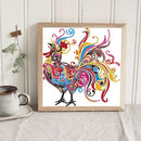 5D Diamond Painting Kit Chicken Partial Special Shape Drill Rhinestone DIY Wall