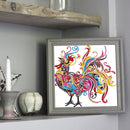 5D Diamond Painting Kit Chicken Partial Special Shape Drill Rhinestone DIY Wall