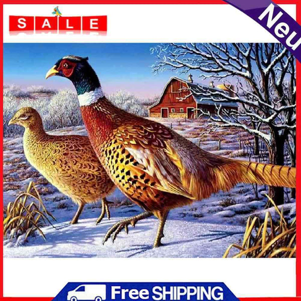 5D DIY Full Drill Diamond Painting Dove Cross Stitch Embroidery Home Decor Craft