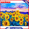 Sunflower Field Oil Paint By Numbers DIY Home Decoration Gift Wall Pictures Kit
