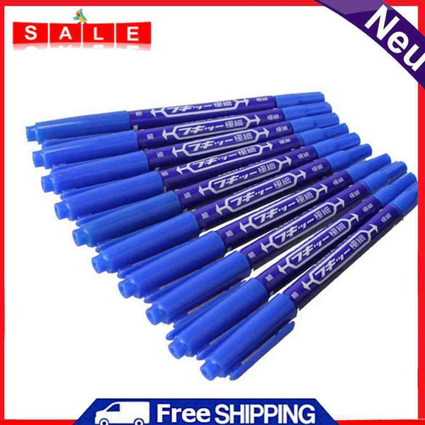 10pcs Painting Sketching Dual End Marker Pen Student Office Writing Stationery