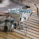 Outdoor Gas Windproof Camping Stove Wind Shield Gas Furnace Cooking Wind Shield