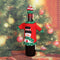 Christmas Wine Bottle Cover Champagne Bottle Decorative Hat Set (Snowman)