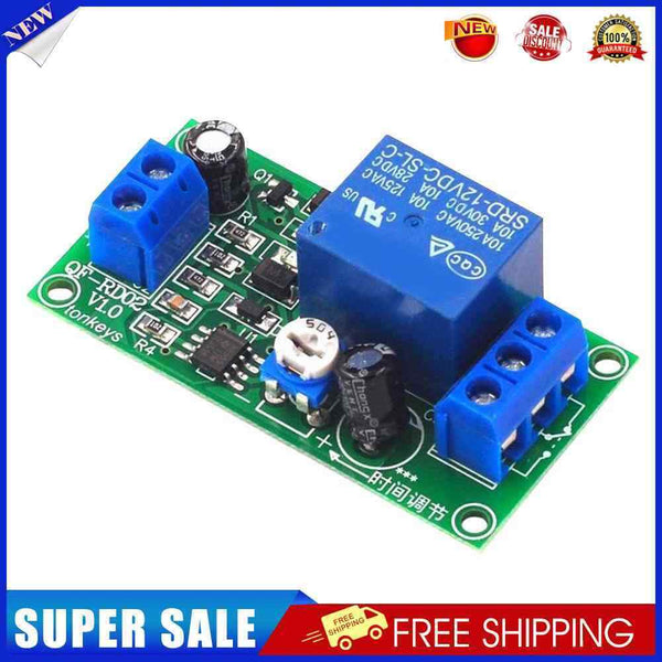 Time Adjustable Delay Relay Module NE555 Timer Control Switch Board 12V DC