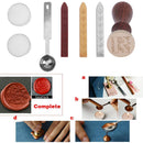 English Alphabets Five-petaled Flower Metal Hot Sealing Wax Clear Stamps(R)