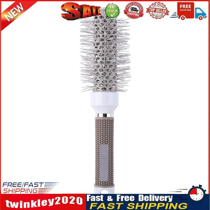 Pro Hair Brush High Temperature Resistant Ceramic Iron Round Comb (32mm) Newly