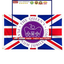 Queen Platinum Jubilee Flag - Union Jack Flag Featuring Her Majesty The Queen