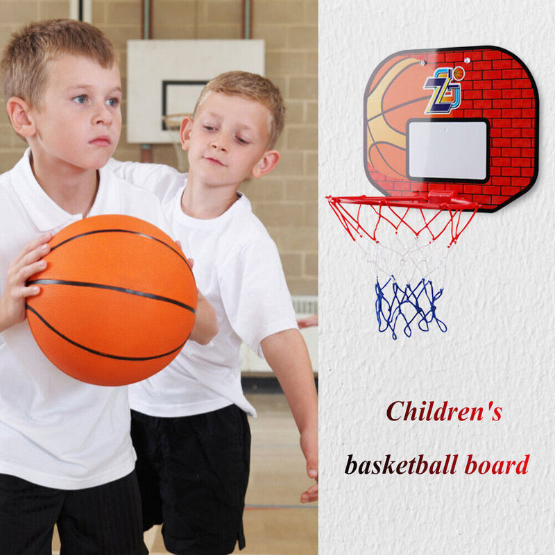 Basketball Backboard Hoop Set Suction Basketball Board Kids Indoor Sports Game