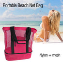 Insulation Lunch Bag Picnic Net Beach Handbag Food Beverage Storage (Red) Newly