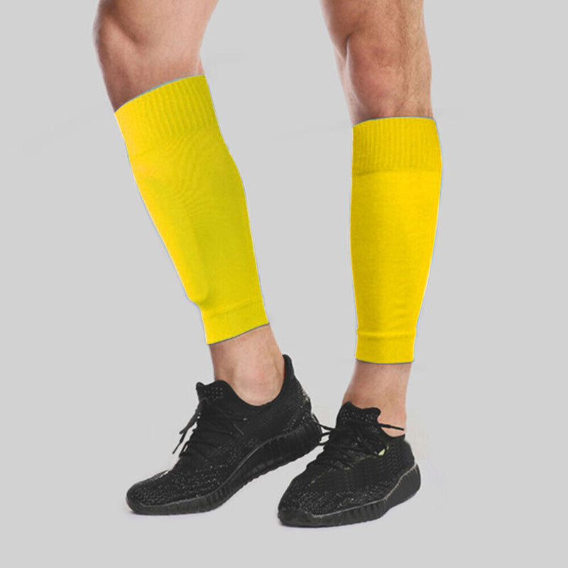 1 Pair Football Shin Guard Leg Socks Pads Soccer Legging Sleeves Protective G