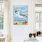 Captain Seagull Oil Paint By Numbers Kits Canvas Picture Wall Art DIY Craft